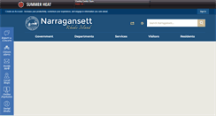Desktop Screenshot of narragansettri.gov